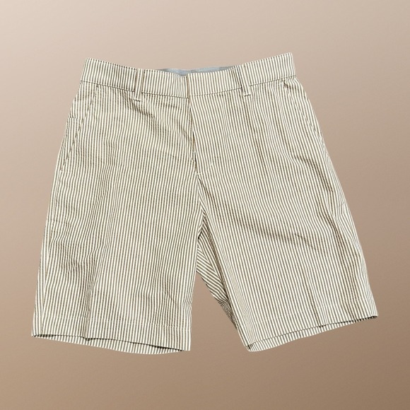 Nike Other - Nike Tour Golf Shorts 8" Chino Dri-FIT Tan Seersucker Cream Men's 32 FQ2091-200